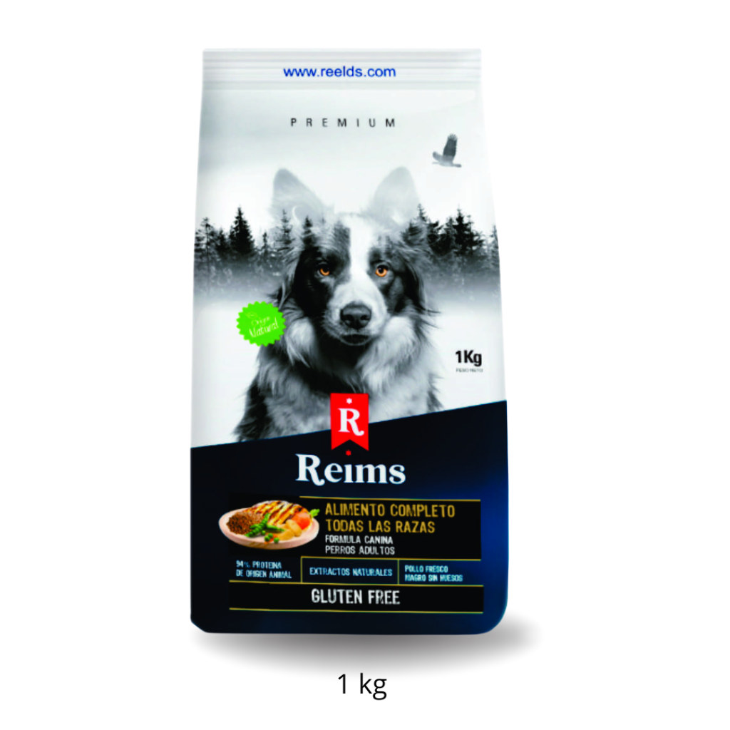 Reims alimento seco natural Perro x 1kg - HANATPETS