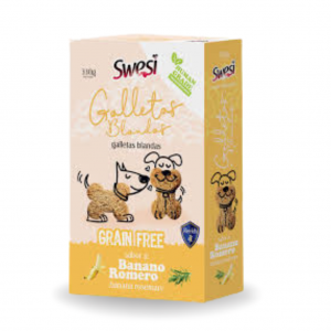 Galletas Blandas Banano Romero 180 gr. Perros_1